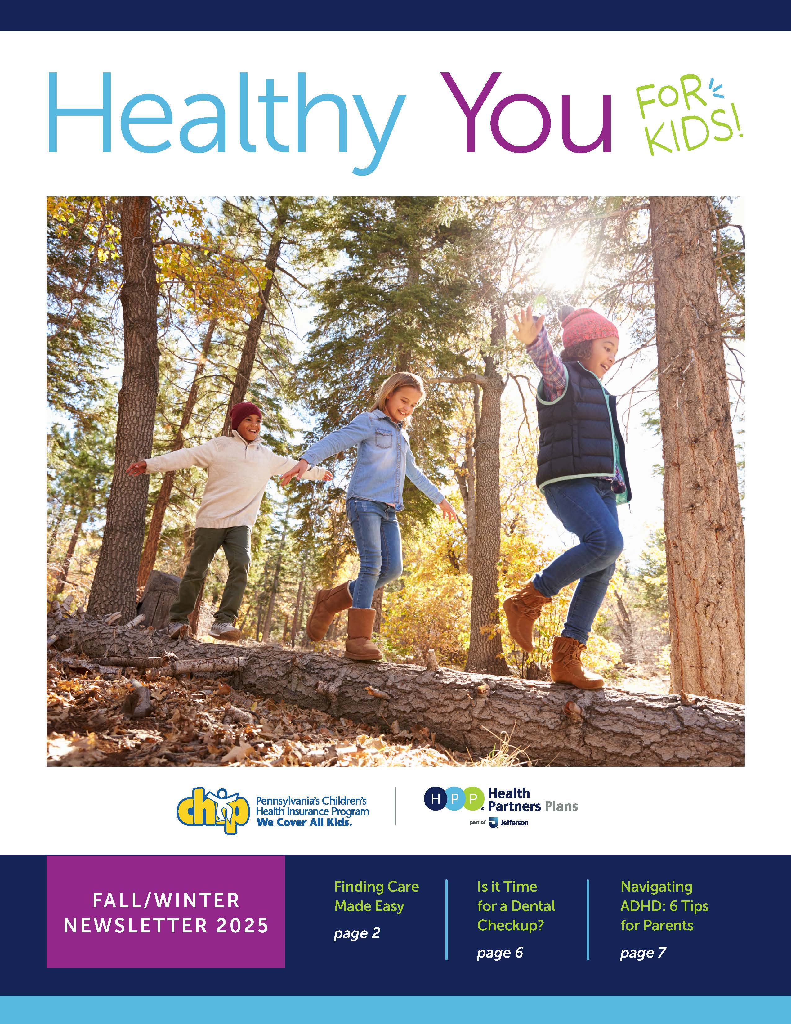 Cover of the Healthy You newsletter