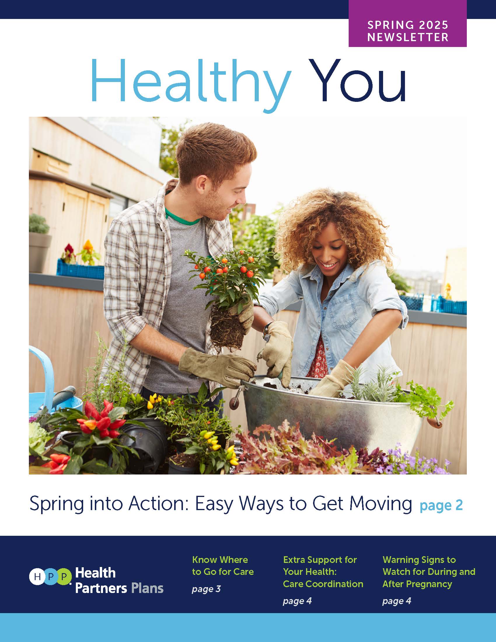 Cover of Spring 2024 Health Matters newsletter