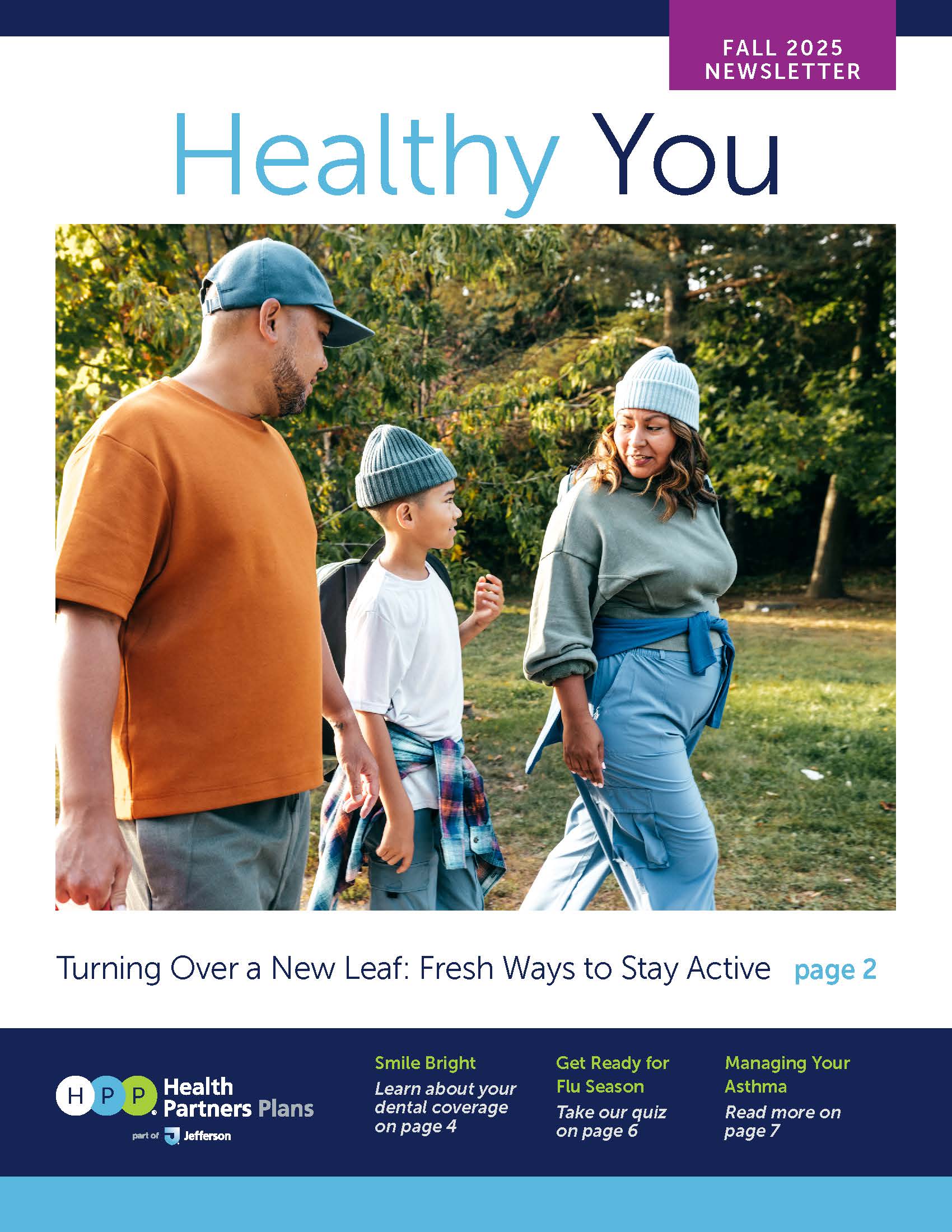 Cover of the latest Health Matters newsletter