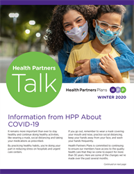 Health Partners Talk Fall & Winter 2020