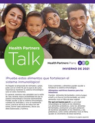 Health Partners Talk Winter 2021 Spanish