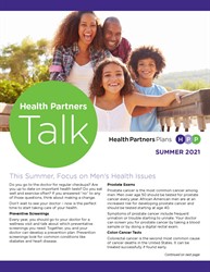 Health Partners Talk Summer 2021