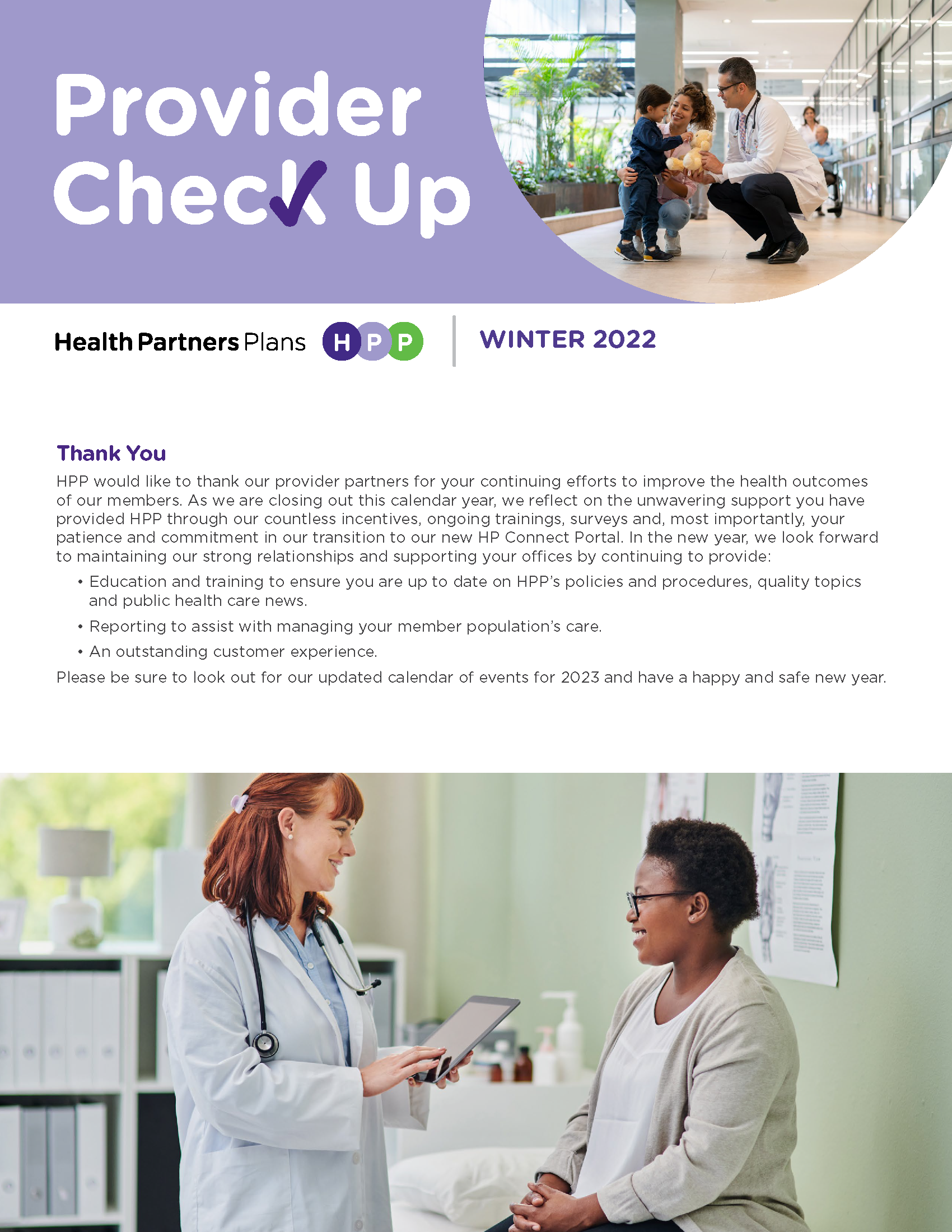 Fall Issue of Provider Newsletter